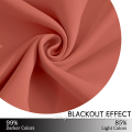 Coral Blackout Curtains 96 Zoll lang